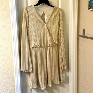 XXL Gold Dressy Romper Kohl’s Rewind